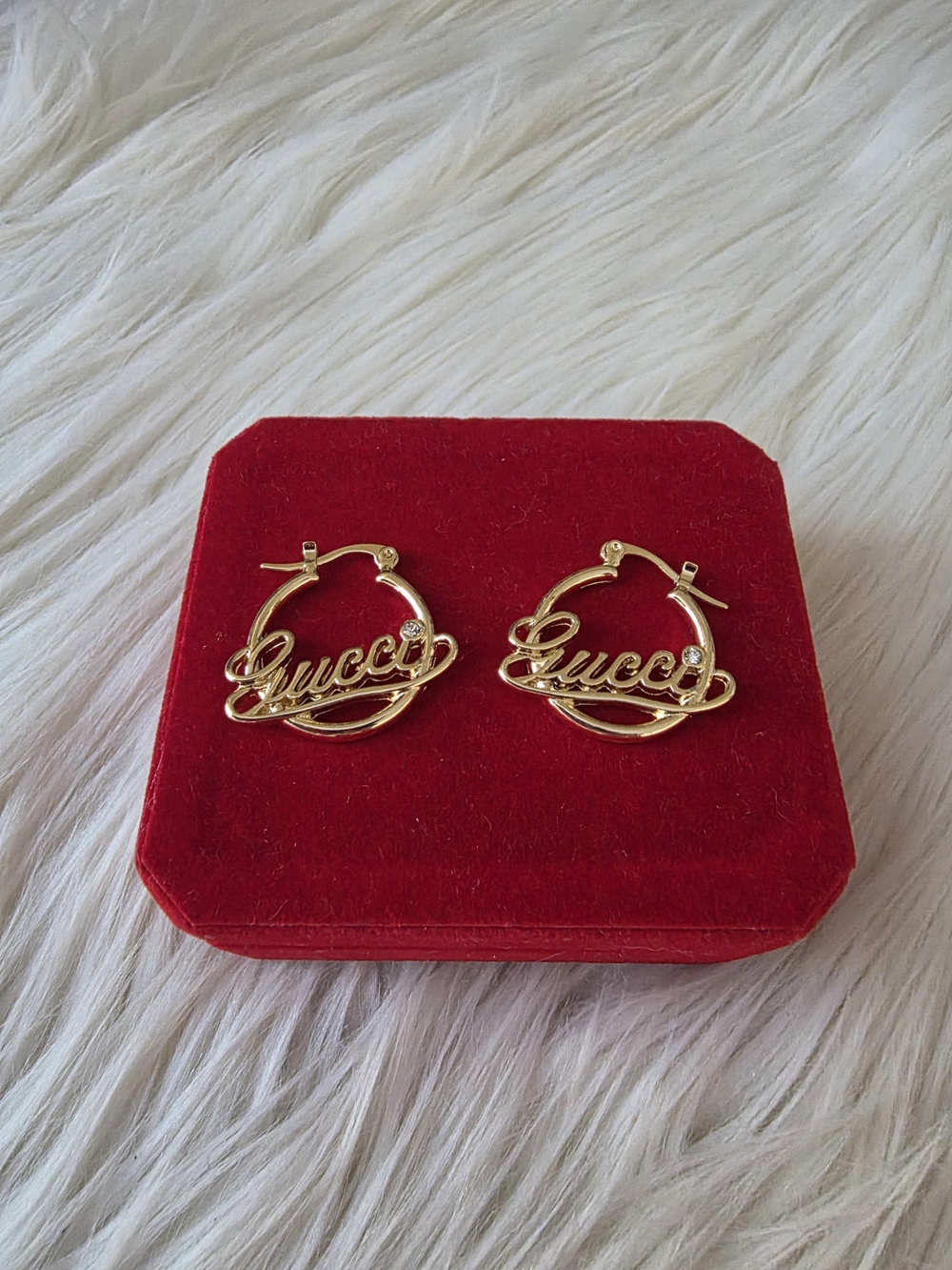 Gold Plated  Hoop Earrings